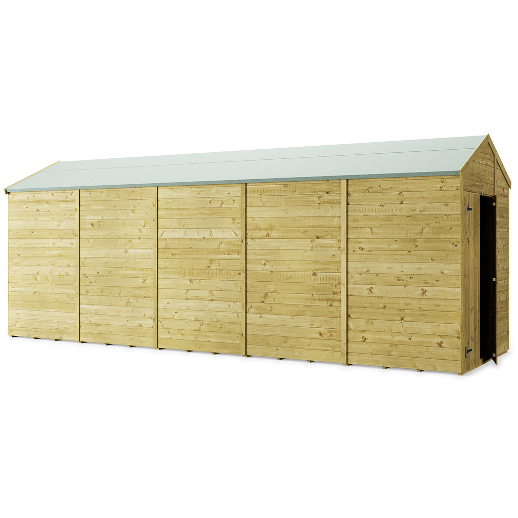 Customizable 20x6 Windowless Tongue & Groove Apex Garden Shed - anydaydirect