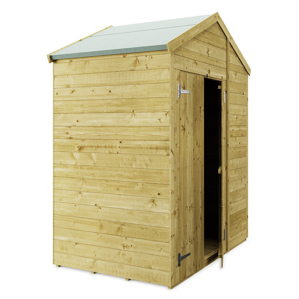 4x6 Windowless Apex Garden Shed - Durable & Customizable - anydaydirect