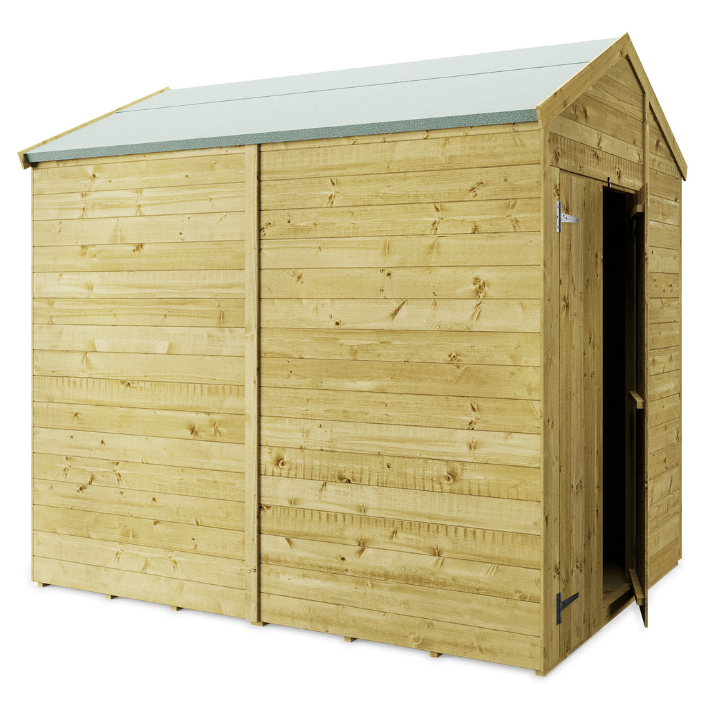 Customizable 8x6 Tongue and Groove Apex Shed - No Windows - anydaydirect