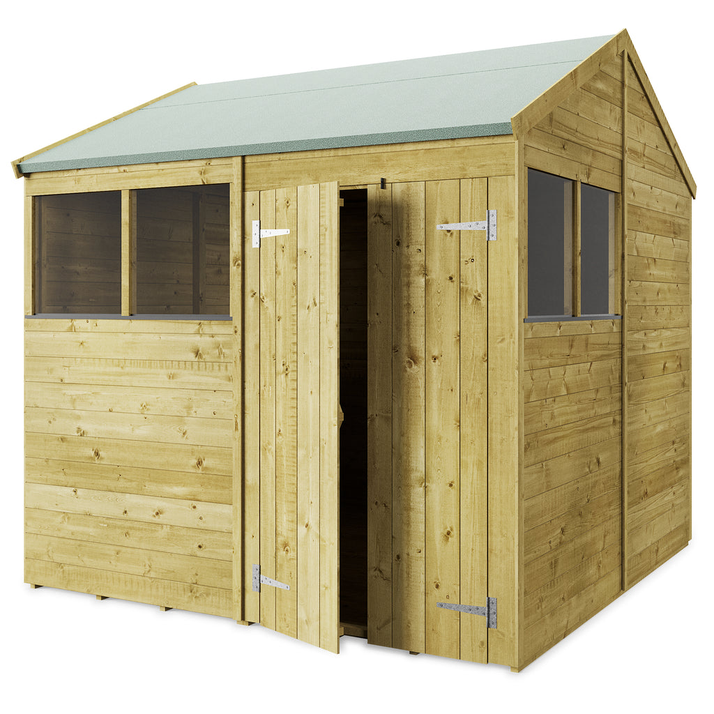 Store More Tongue and Groove Apex Shed - 8x8 Windowed
