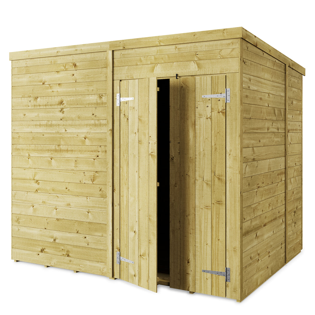 Store More Tongue and Groove Pent Shed - 8x6 Windowless