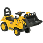 HOMCOM NO POWER 3 in 1 Ride On Toy Bulldozer Digger Tractor Pulling Cart Pretend Play Construction Truck - anydaydirect