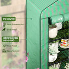 Outsunny Four-Tier Mini Greenhouse, with Reinforced Plastic Cover - anydaydirect