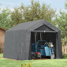 Outsunny 3 x 3(m) Waterproof Portable Shed, Garden Storage Tent with Ventilation Window, for Bike, Motorbike, Garden Tools - anydaydirect