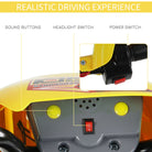HOMCOM Kids Electric Motorbike Child Ride on Motorcycle 6V Battery Scooter (Yellow) - anydaydirect