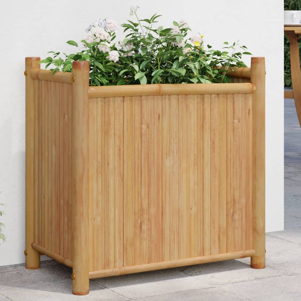 vidaXL Planter 50x30x25 cm Bamboo - anydaydirect