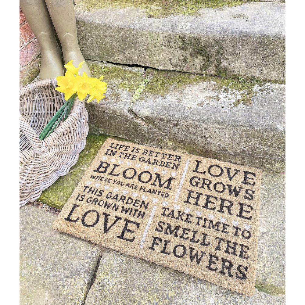 Bloom Potting Shed Doormat - anydaydirect