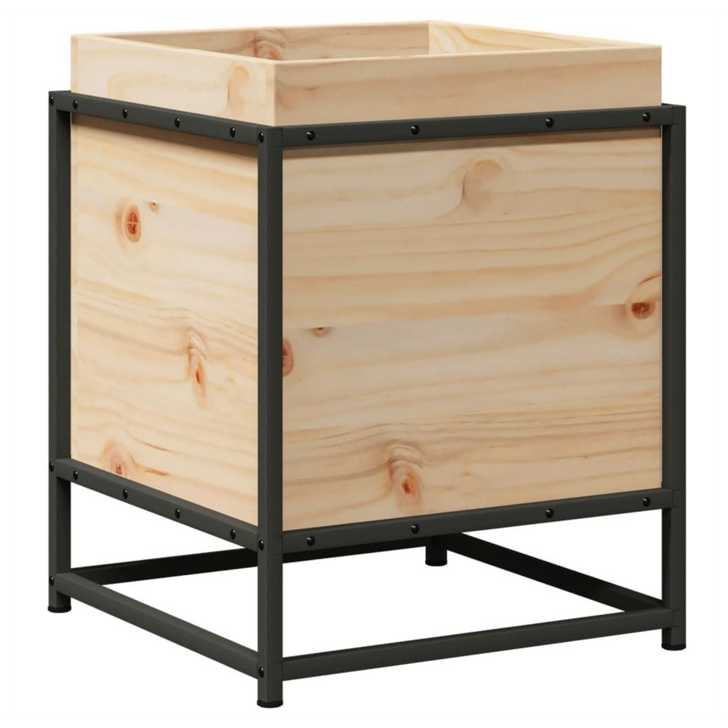 vidaXL Garden Planter 40x40x50 cm Solid Wood Pine - anydaydirect