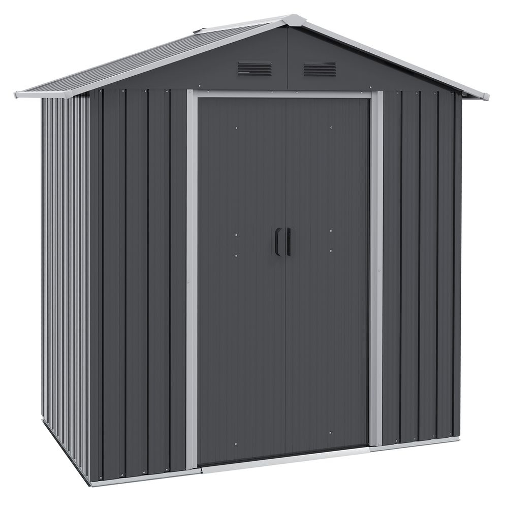 Durable 6.5x3.5ft Metal Garden Shed - Weather-Resistant Storage - anydaydirect