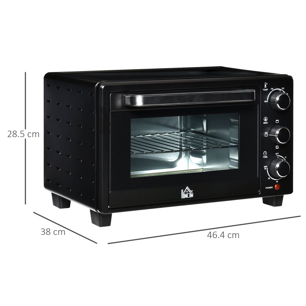 Mini Oven, 21L Grill, Toaster Timer, Baking Tray and Wire Rack, 1400W - anydaydirect