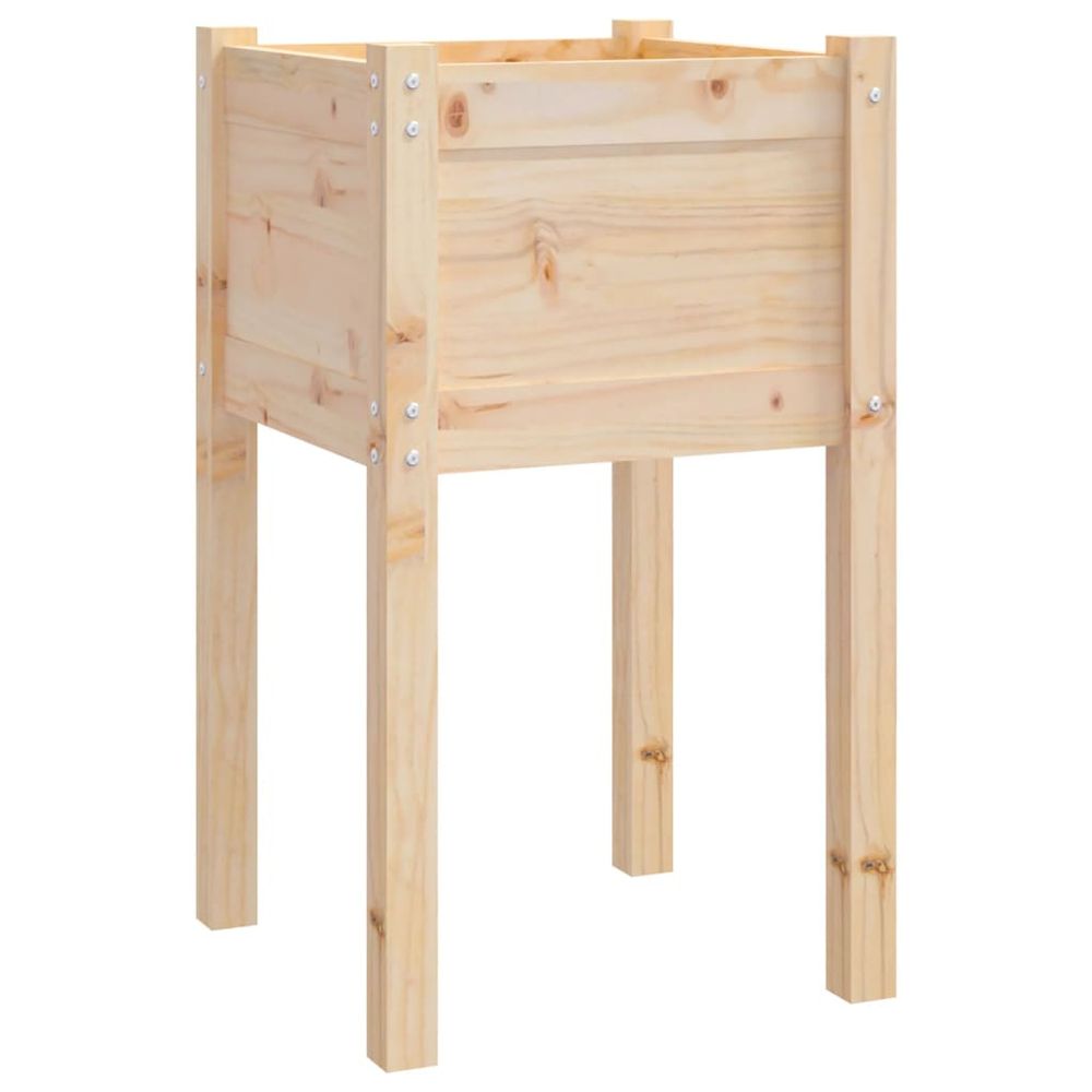 vidaXL Garden Planter 50x50x70 cm Solid Pinewood - anydaydirect