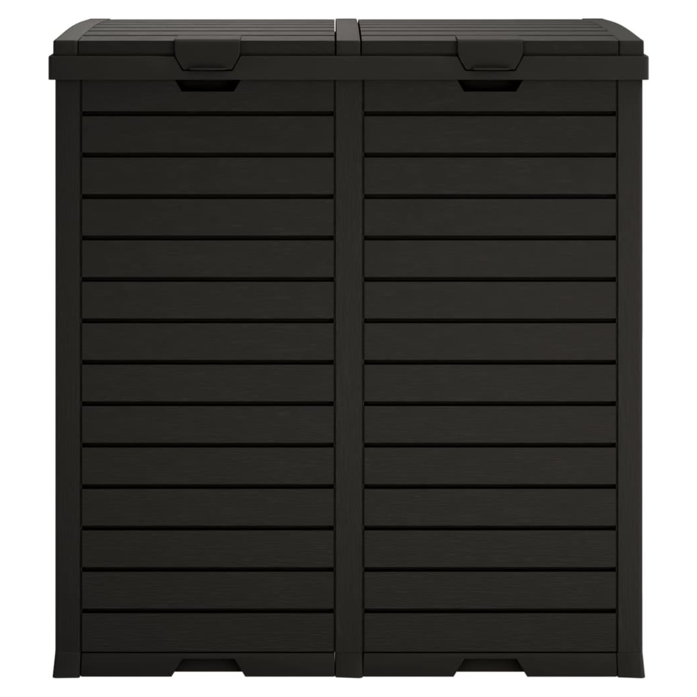 Outdoor Garbage Bin Black 78x41x86 cm Polypropylene - anydaydirect