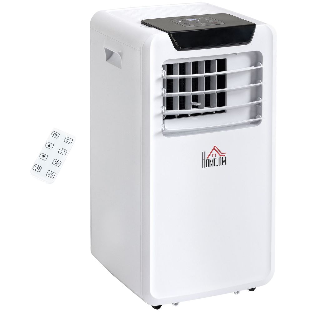 10000 BTU Mobile Portable Air Conditioner Room Ac Unit w/ RC, White - anydaydirect