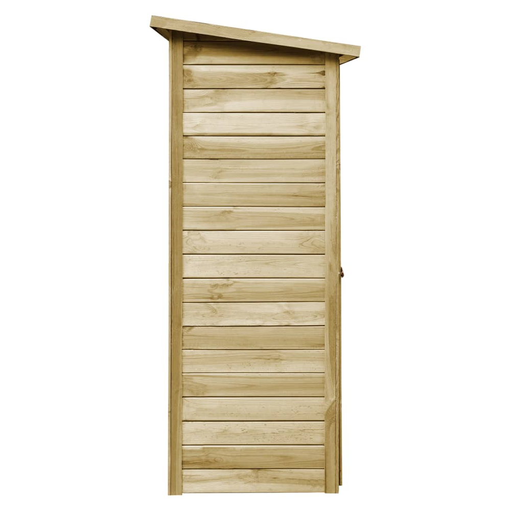 Rustic Pine Garden Tool Shed - Durable & Weather-Resistant - anydaydirect