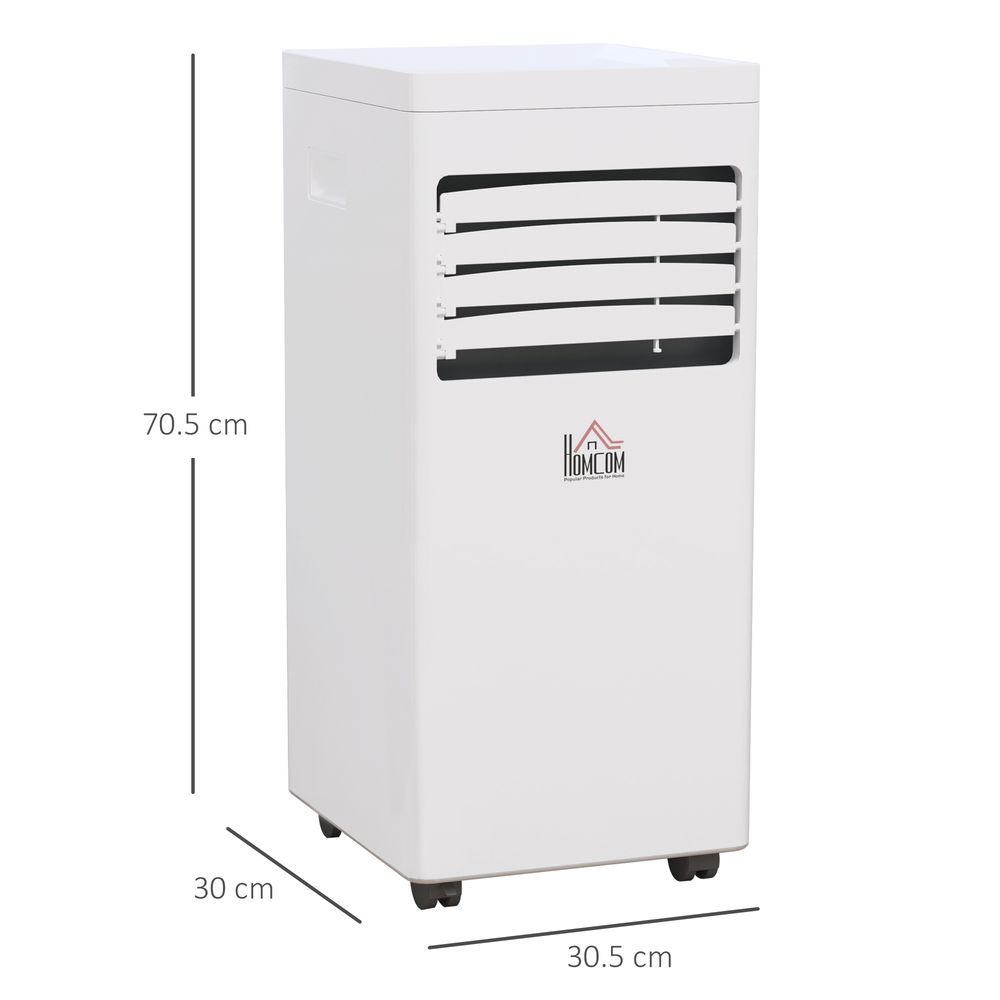 Mobile Air Conditioner White W/ Remote Control Cooling Ventilating 650W - anydaydirect