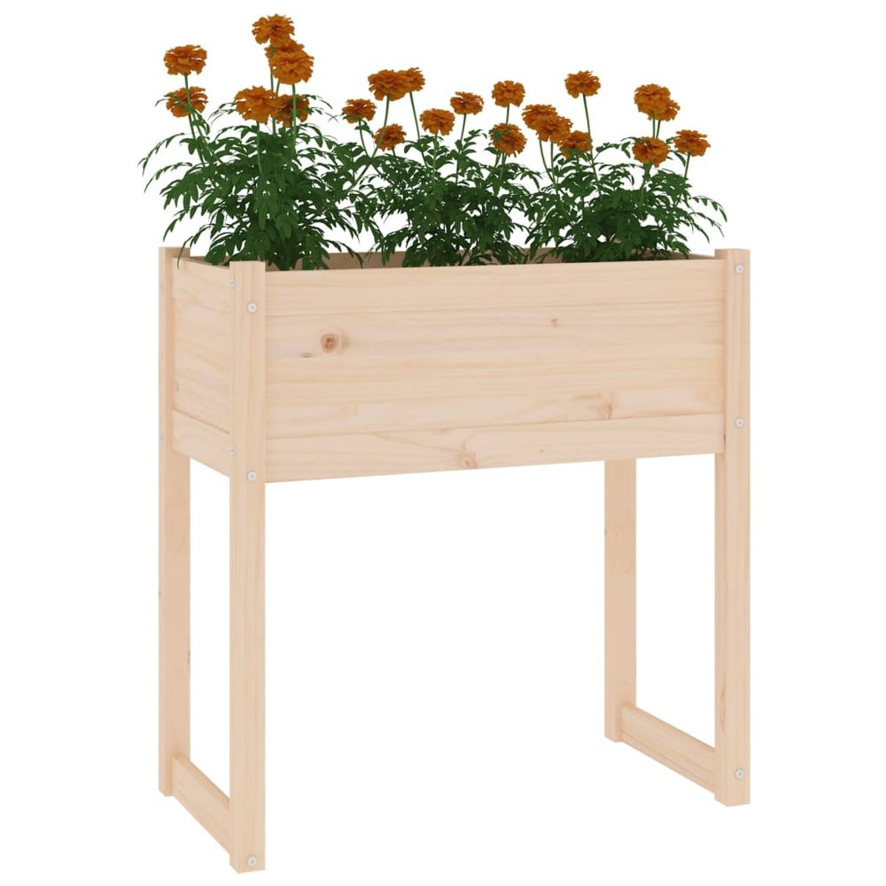 vidaXL Planter 78x40x81 cm Solid Wood Pine - anydaydirect