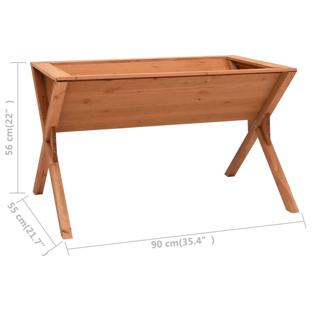 Planter 90x55x56 cm Firwood - anydaydirect