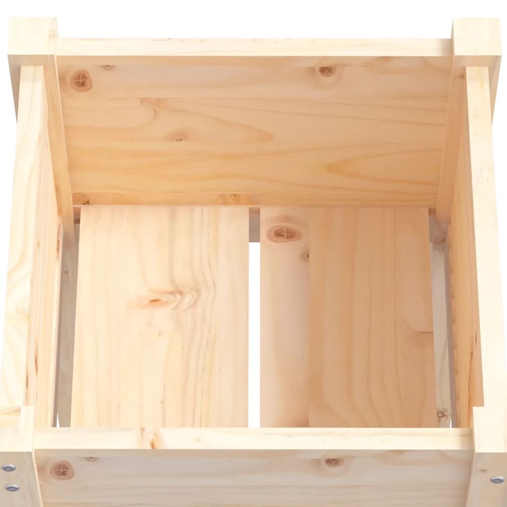 vidaXL Garden Planter 50x50x70 cm Solid Pinewood - anydaydirect