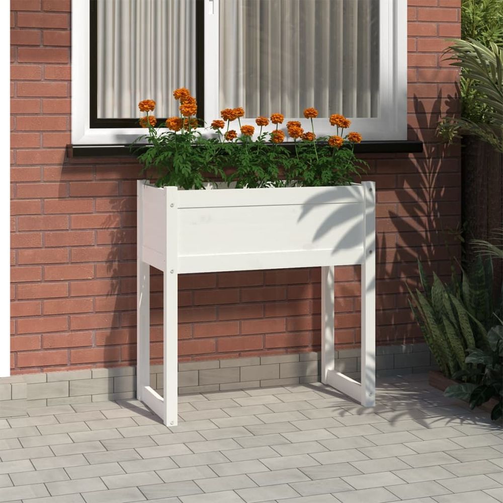 vidaXL Planter 78x40x81 cm Solid Wood Pine - anydaydirect