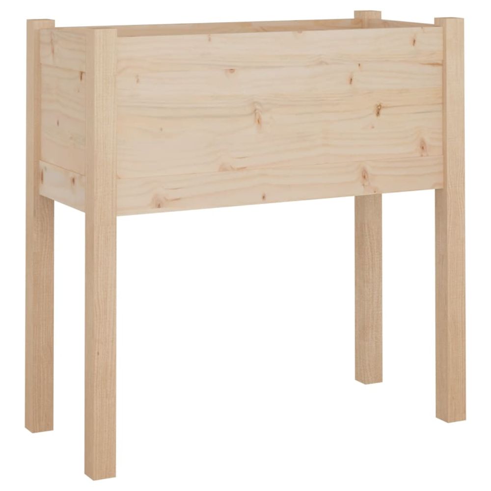 vidaXL Garden Planter 70x31x70 cm Solid Pinewood - anydaydirect