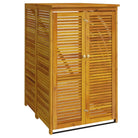 Garbage Wheelie Bin Storage Solid Wood Acacia - anydaydirect