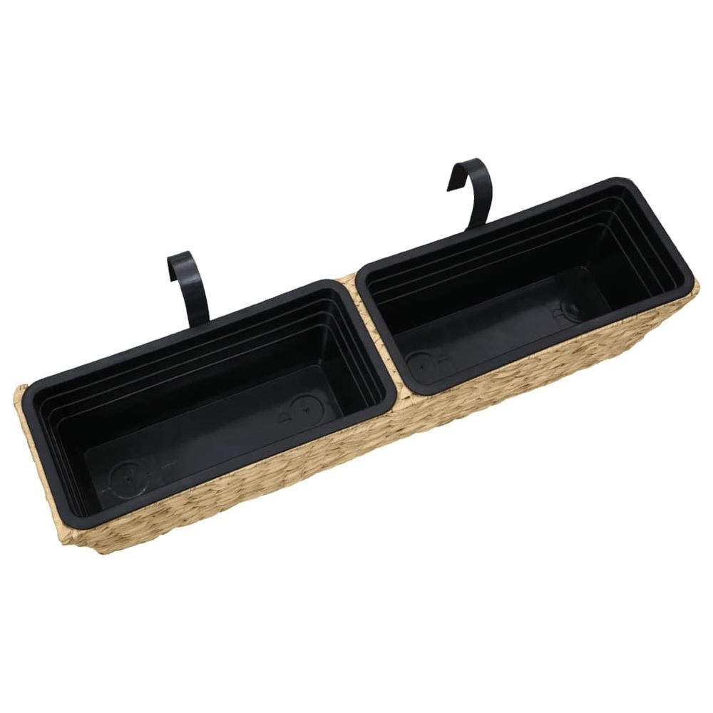 vidaXL Planters 2 pcs Water Hyacinth - anydaydirect