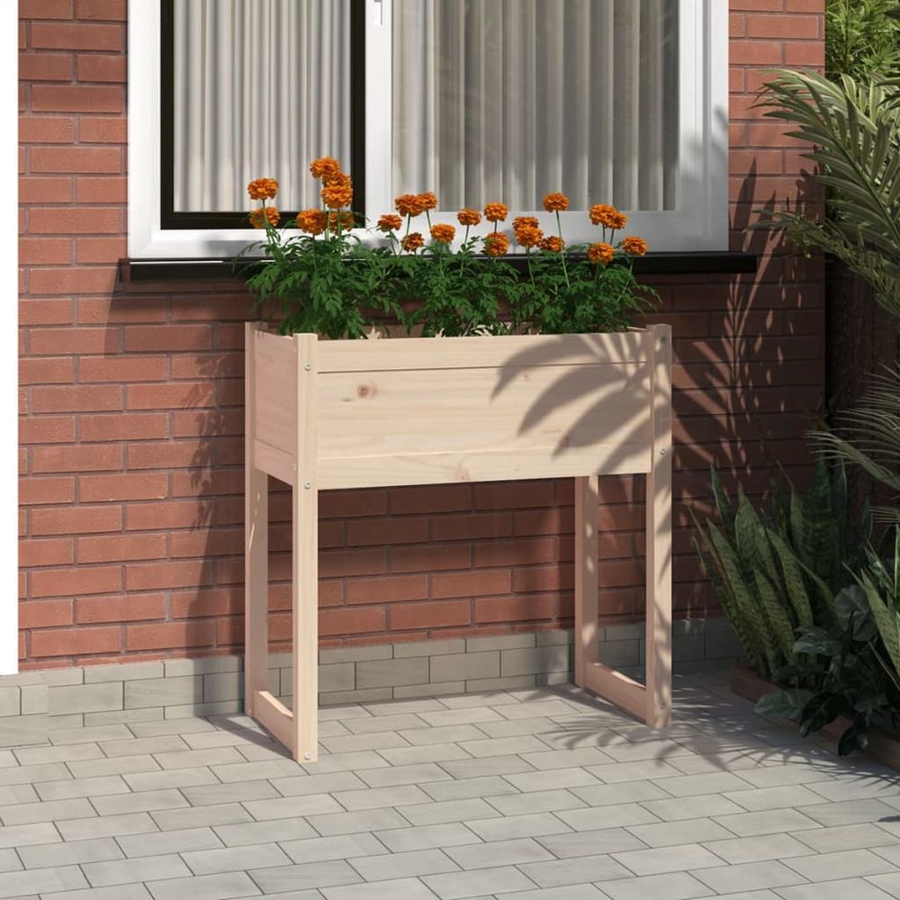 vidaXL Planter 78x40x81 cm Solid Wood Pine - anydaydirect