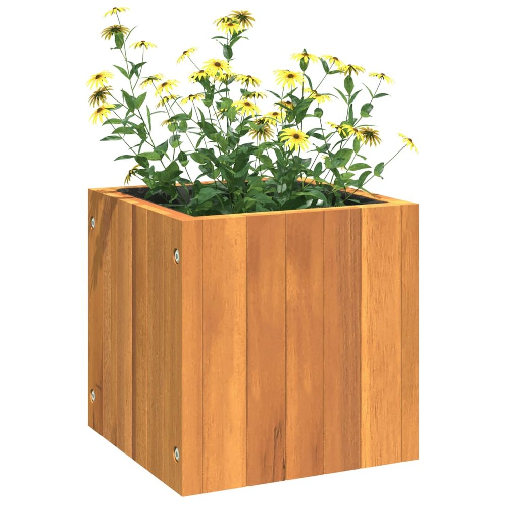 vidaXL Garden Planter 25x25x25 cm Solid Wood Acacia - anydaydirect