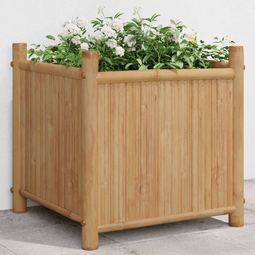 vidaXL Planter 50x30x25 cm Bamboo - anydaydirect