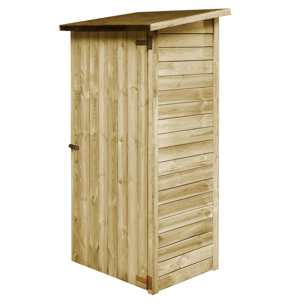 Rustic Pine Garden Tool Shed - Durable & Weather-Resistant - anydaydirect