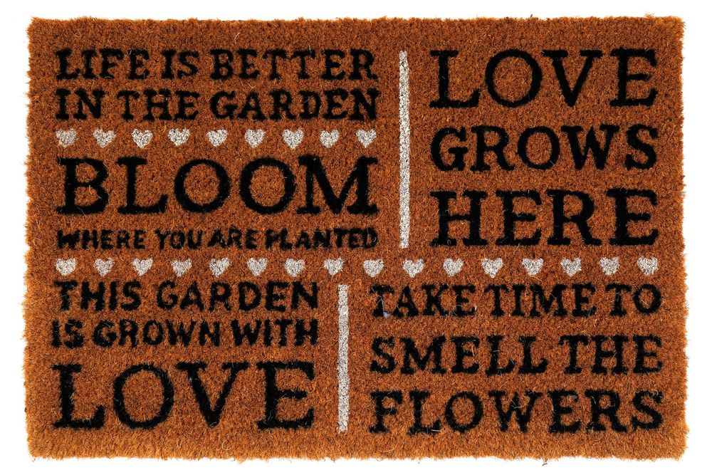 Bloom Potting Shed Doormat - anydaydirect