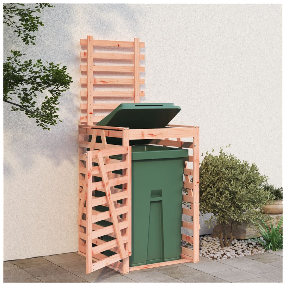 vidaXL Wheelie Bin Storage 84x90x128.5 cm Solid Wood Douglas - anydaydirect