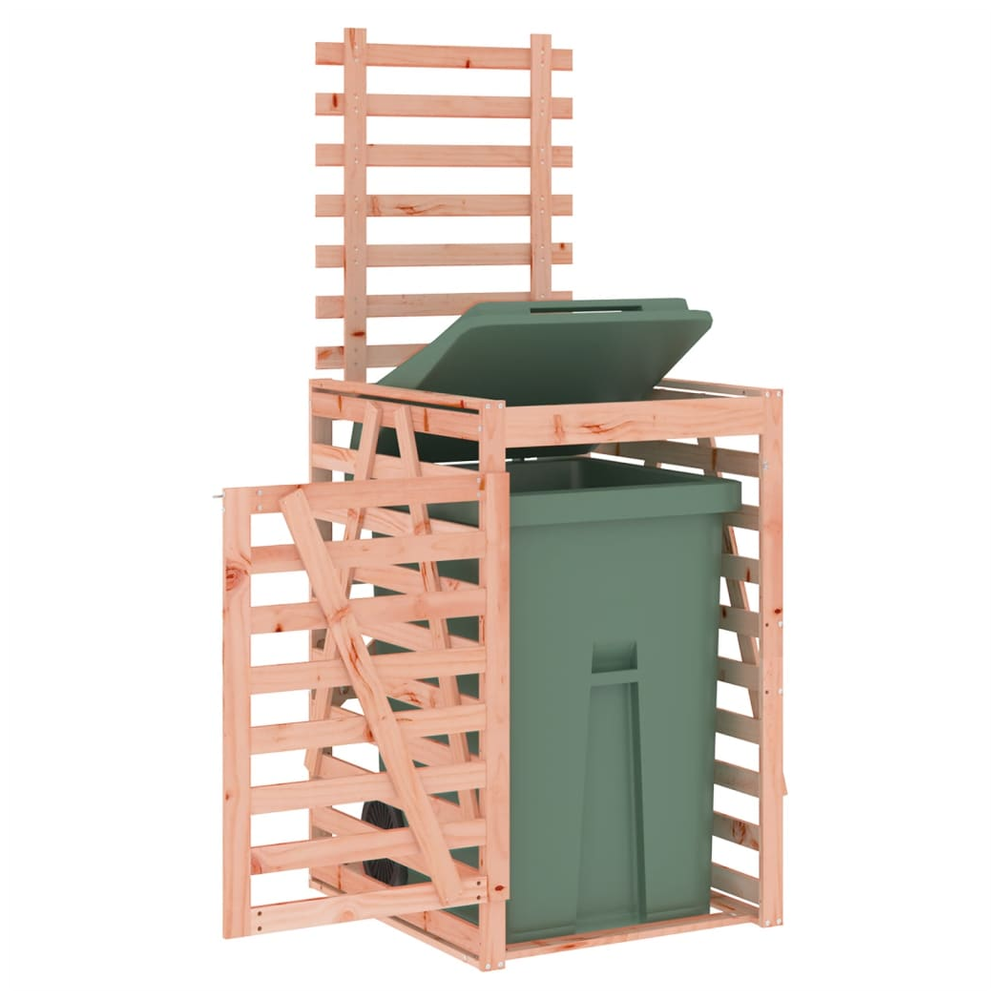 vidaXL Wheelie Bin Storage 84x90x128.5 cm Solid Wood Douglas - anydaydirect