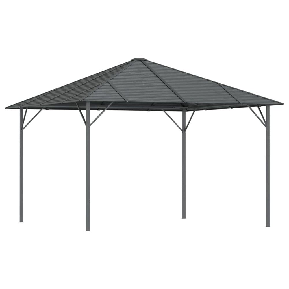 Gazebo with Roof 3x3 m Anthracite - anydaydirect