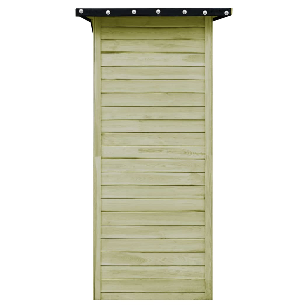 Durable Pinewood Garden Storage Shed – Waterproof & Rot Resistant - anydaydirect