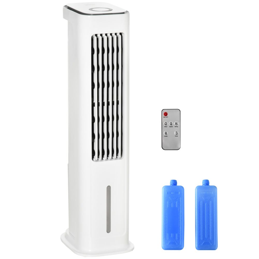 Evaporative Air Cooler with Timer, Oscillating, Ice Cooling Tower Fan - anydaydirect