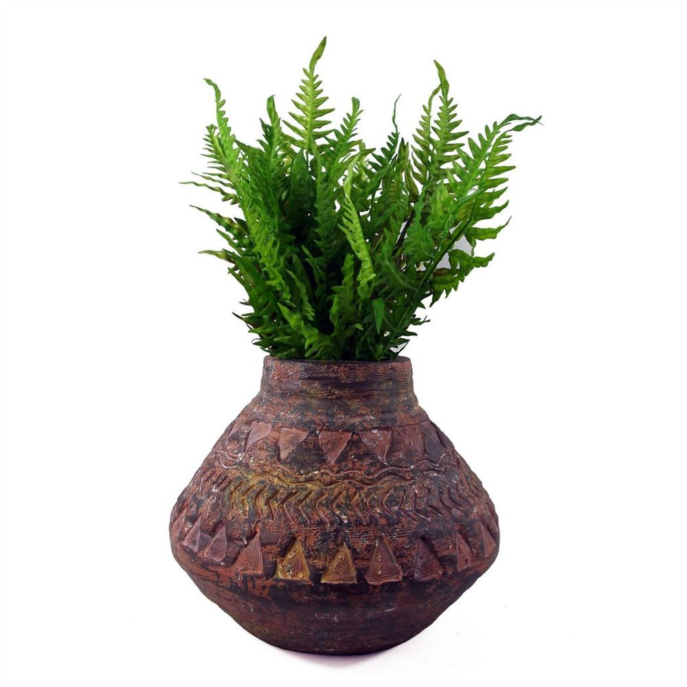 30cm x 40cm Aztec Rustic Large Planter - anydaydirect