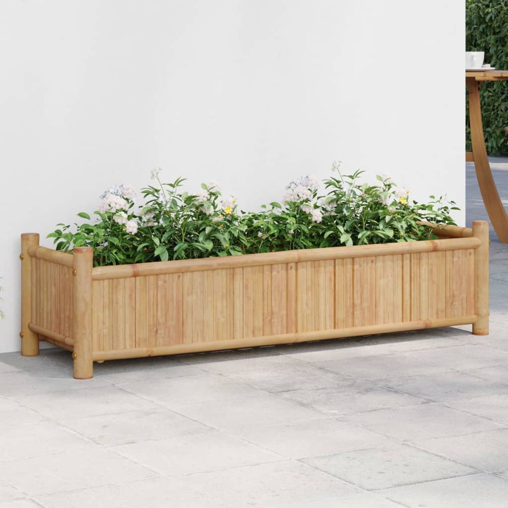 vidaXL Planter 50x30x25 cm Bamboo - anydaydirect