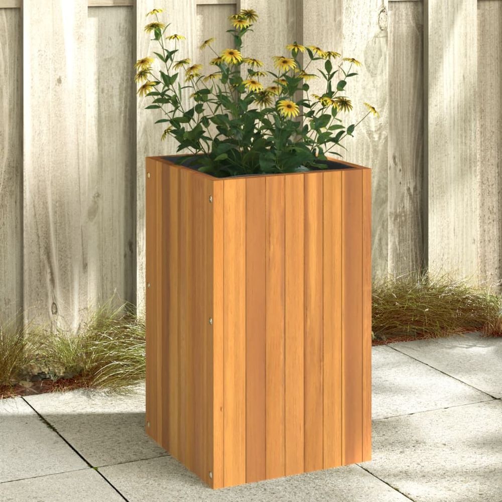 vidaXL Garden Planter 25x25x25 cm Solid Wood Acacia - anydaydirect