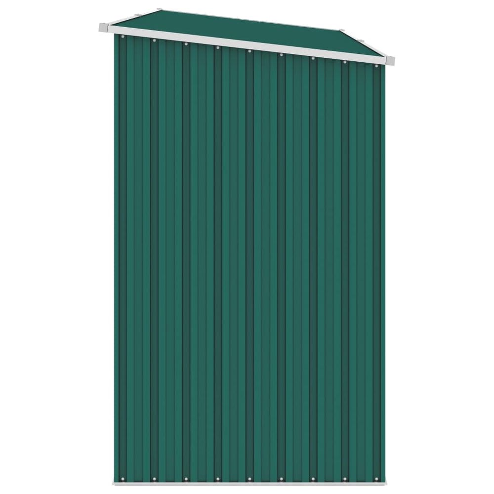 Galvanized Steel Garden Firewood Shed with Log Rack 245x98x159 cm - anydaydirect