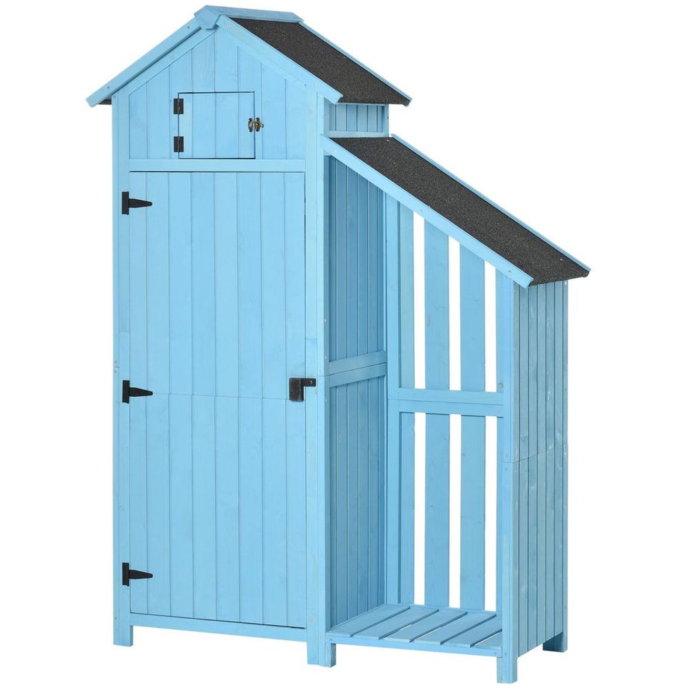 Waterproof Garden Storage Shed for Tools & Firewood - anydaydirect