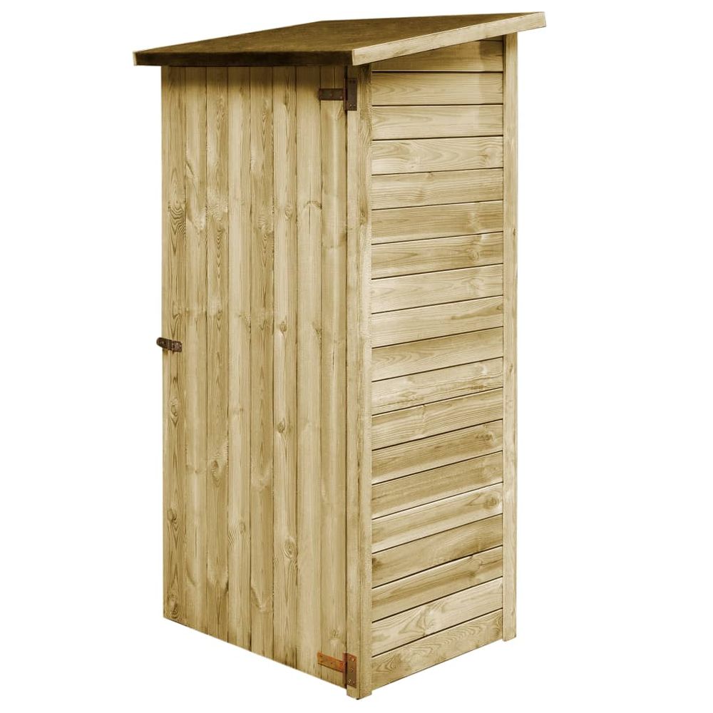 Rustic Pine Garden Tool Shed - Durable & Weather-Resistant - anydaydirect