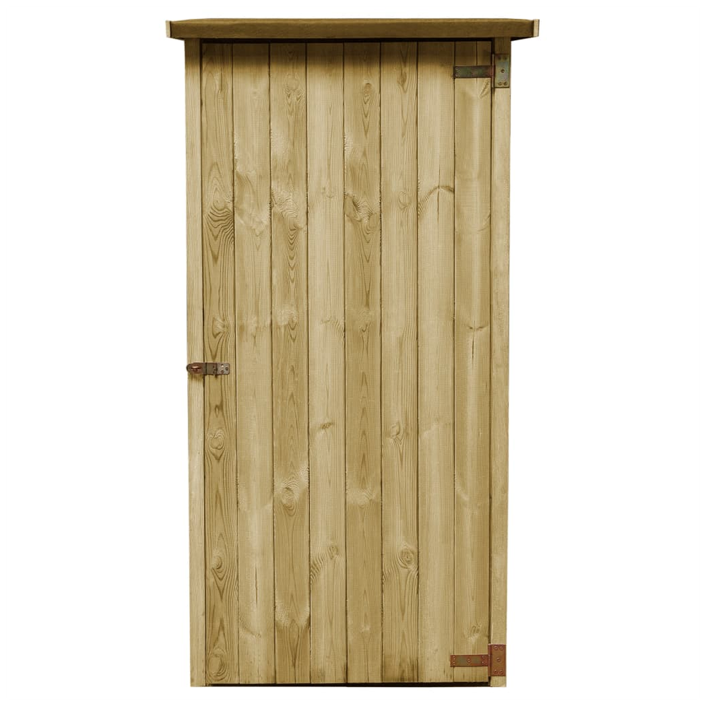 Rustic Pine Garden Tool Shed - Durable & Weather-Resistant - anydaydirect