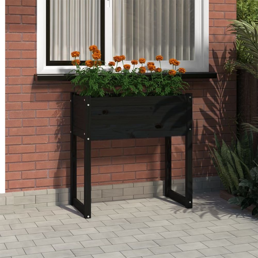 vidaXL Planter 78x40x81 cm Solid Wood Pine - anydaydirect