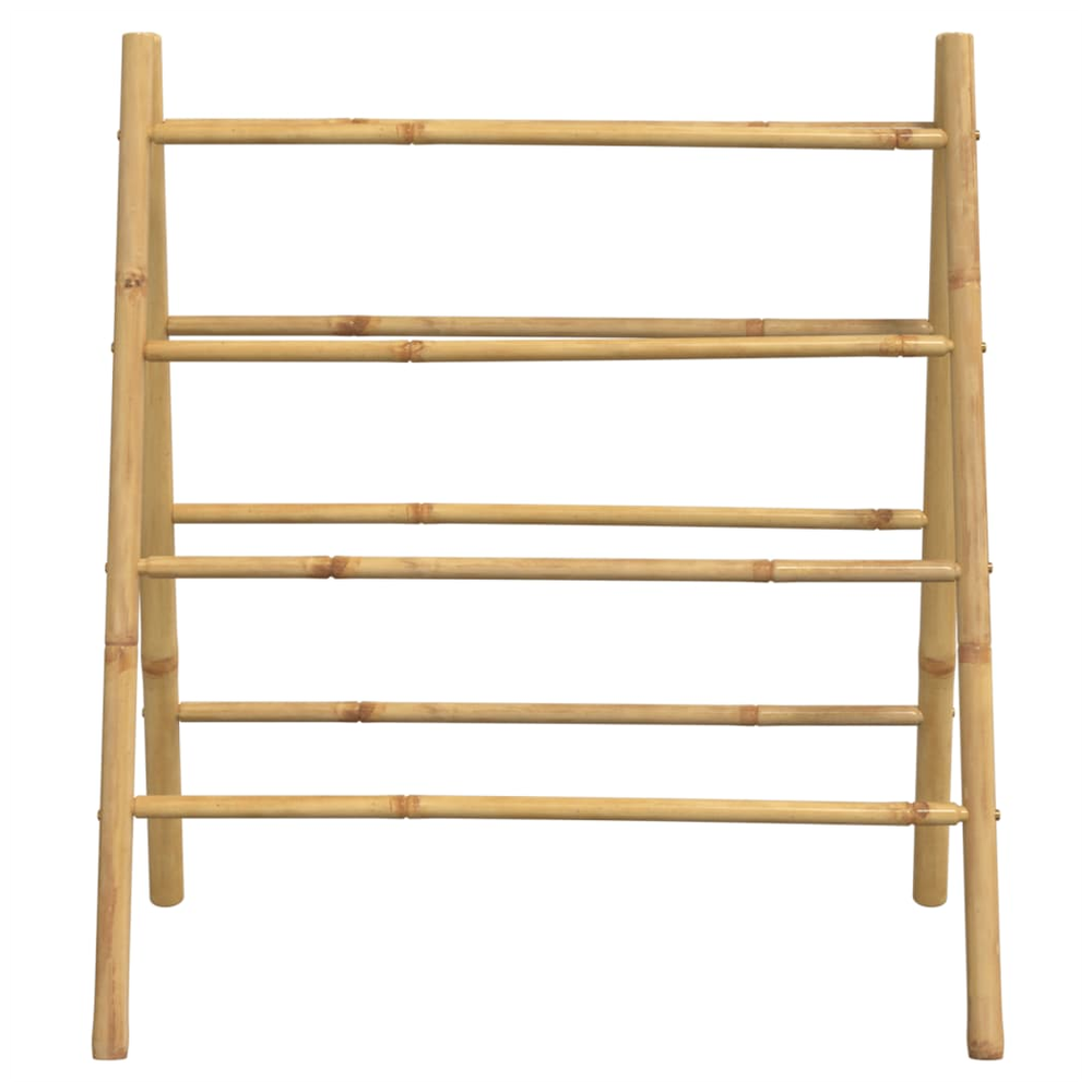 vidaXL Double Towel Ladder with 4 Rungs 90x50x100 cm Bamboo - anydaydirect