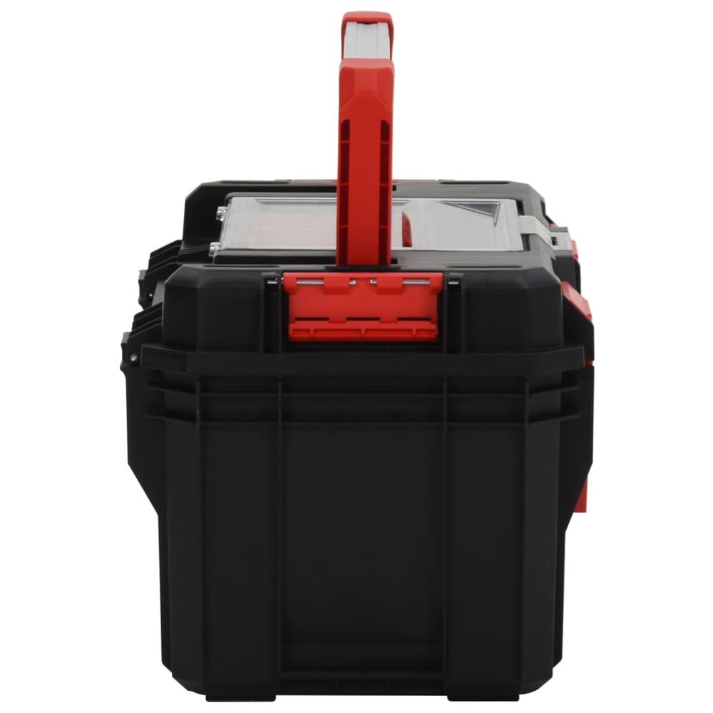 Tool Box Black and Red 45x28x26.5 cm - anydaydirect