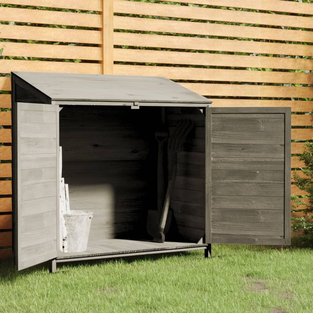 Sturdy Solid Fir Wood Garden Shed with Ample Storage Space - anydaydirect