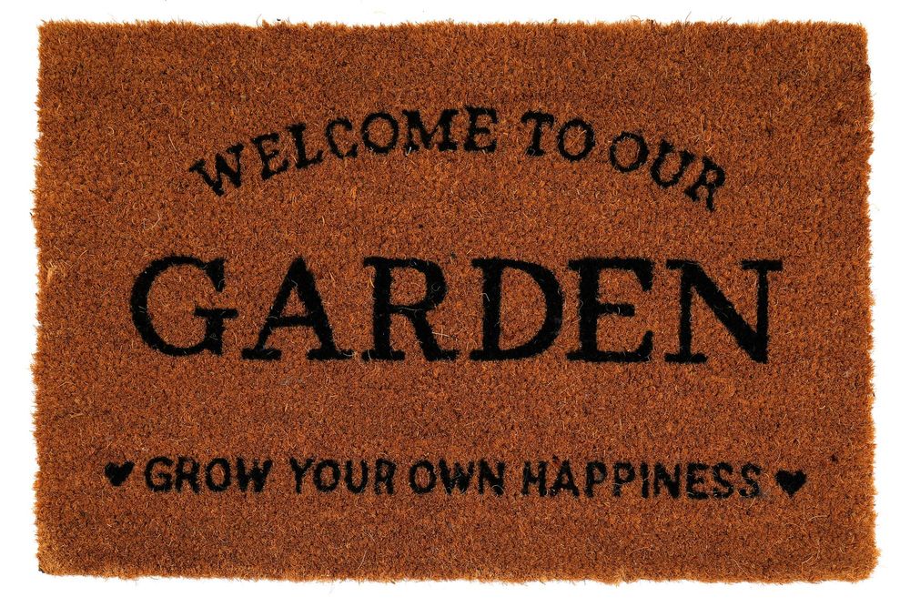 Grow Your Own Happiness Potting Shed Doormat - anydaydirect