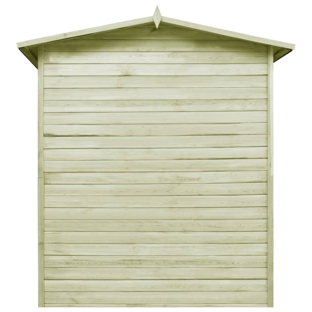 Durable Pinewood Garden Storage Shed – Waterproof & Rot Resistant - anydaydirect