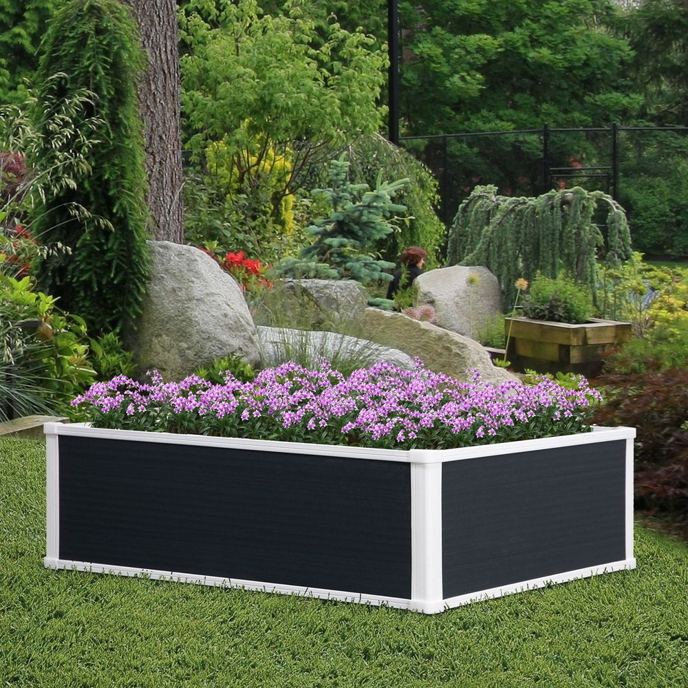 Garden Raised Bed Planter Grow Containers Plant Flower Vegetable Pot - anydaydirect